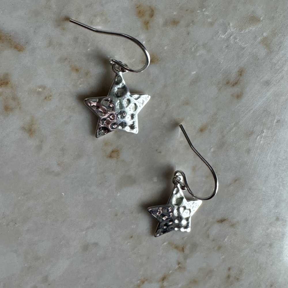NWOT Sundance Glimmering Stars Earrings, Sterling Silver - Picture 4 of 7